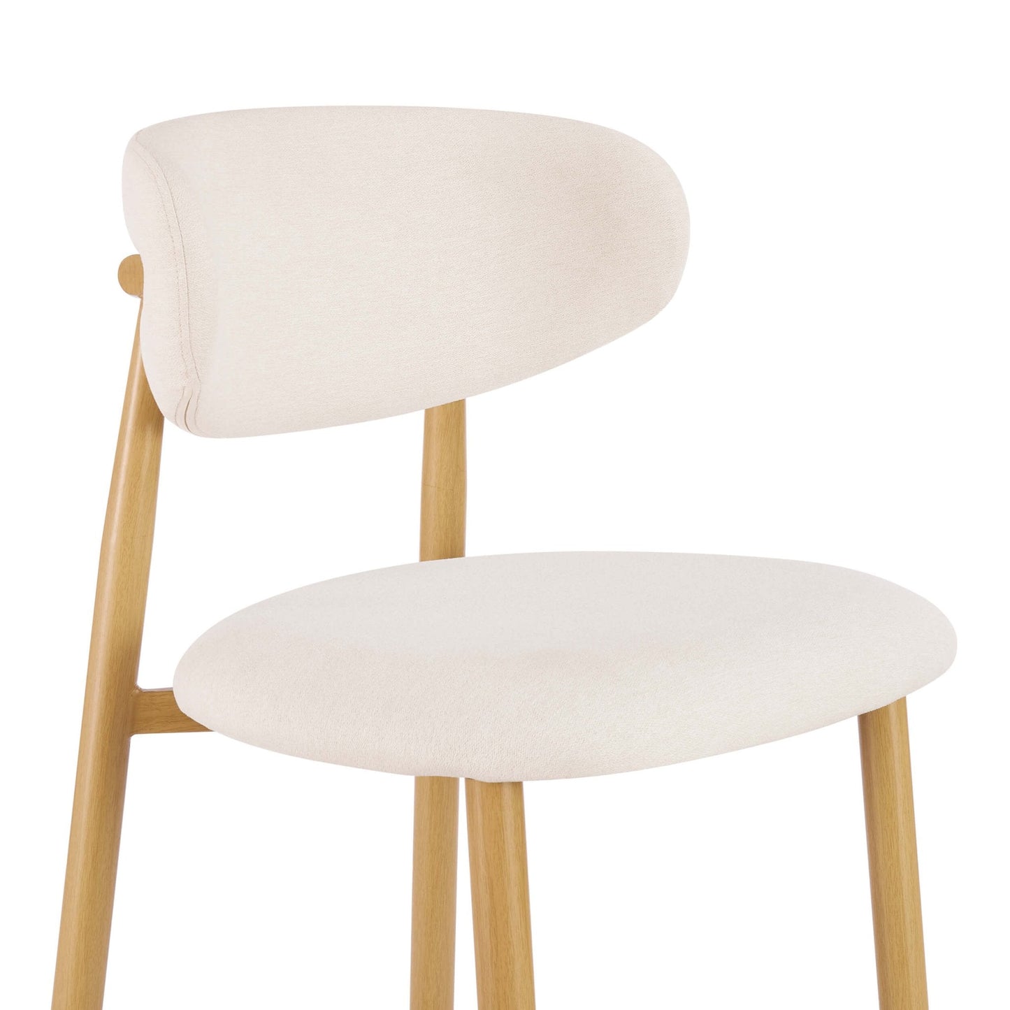 DUS-CC2-04028 Grade-B Dusk Sally Set of 2 Barstools - Cream Linen RRP £169.00