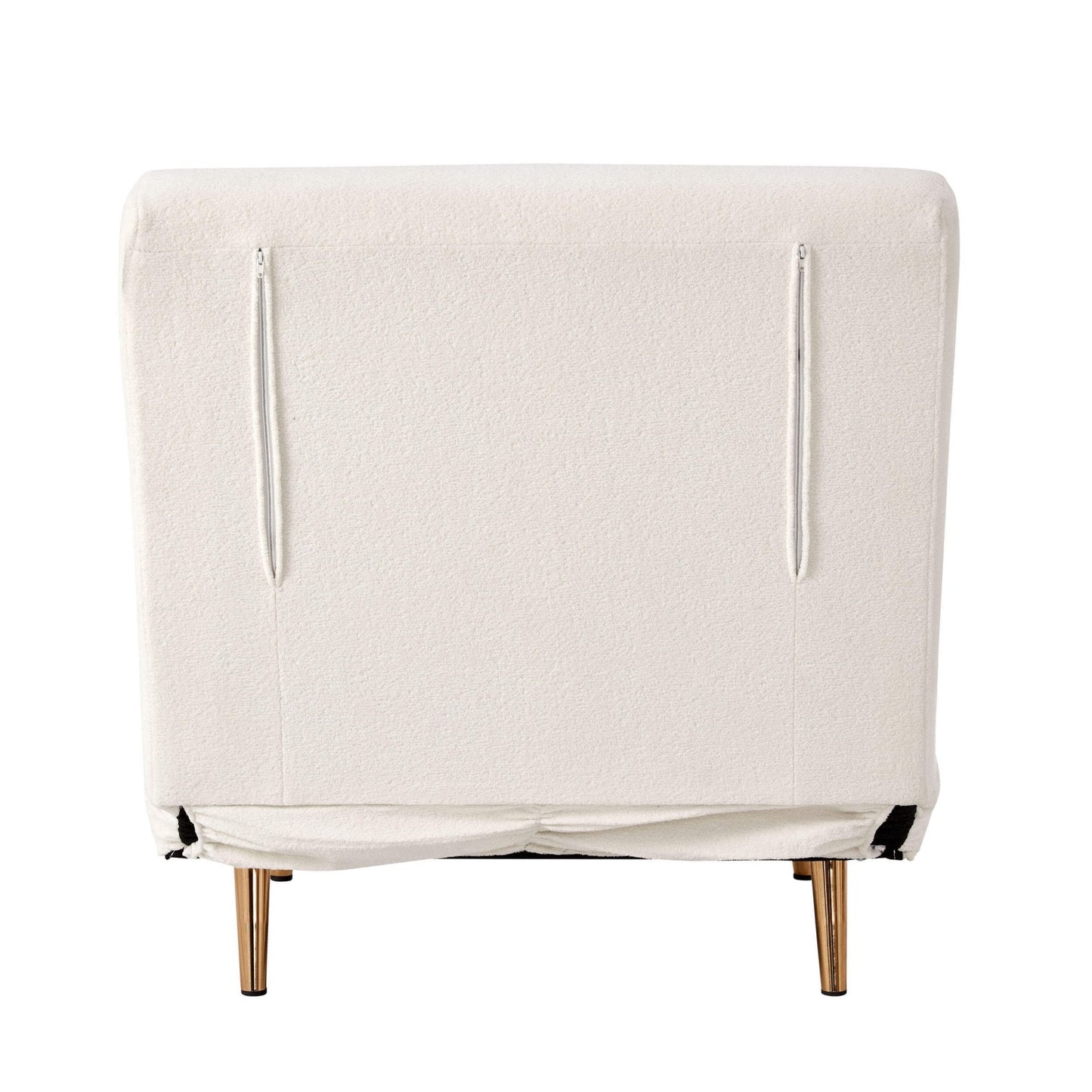 DUS-CC2-05263 Grade-B Dusk Seattle Single Click Clack Sofa Bed - Teddy Cream RRP £289.00