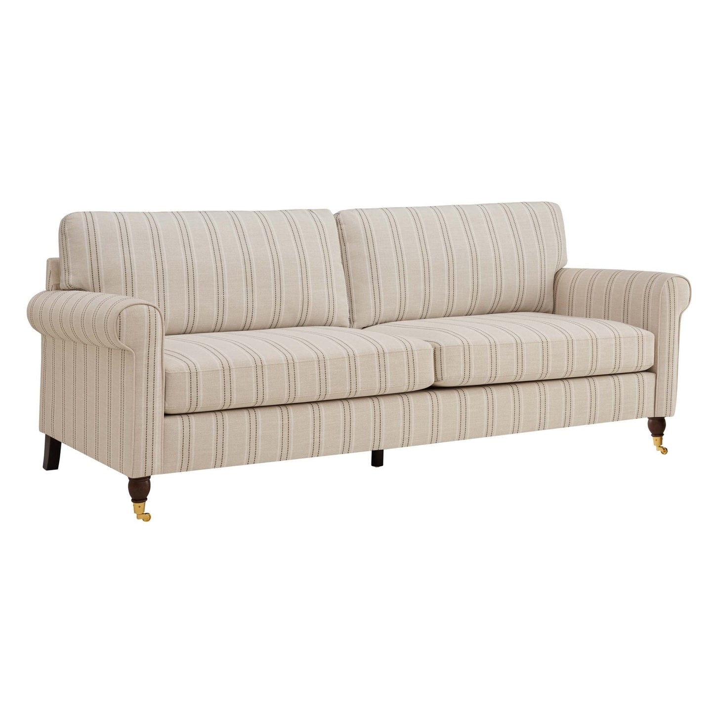 DUS-GOL-08367 Grade-C3 Dusk Sicily 3 Seater Sofa - Stripe RRP £629
