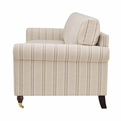 DUS-GOL-08367 Grade-C3 Dusk Sicily 3 Seater Sofa - Stripe RRP £629