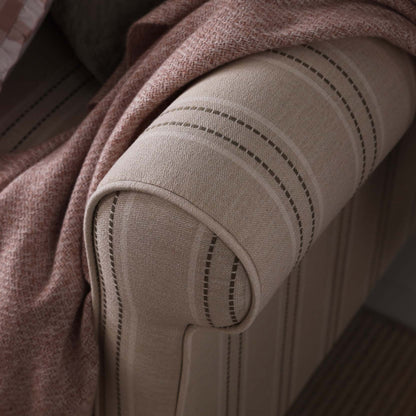 DUS-GOL-08367 Grade-C3 Dusk Sicily 3 Seater Sofa - Stripe RRP £629