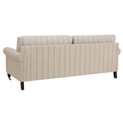 DUS-GOL-08367 Grade-C3 Dusk Sicily 3 Seater Sofa - Stripe RRP £629