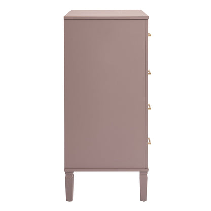 DUS-CC2-04312 Grade-B Dusk Sienna 5 Drawer Chest - Dusty Mauve RRP £219.00