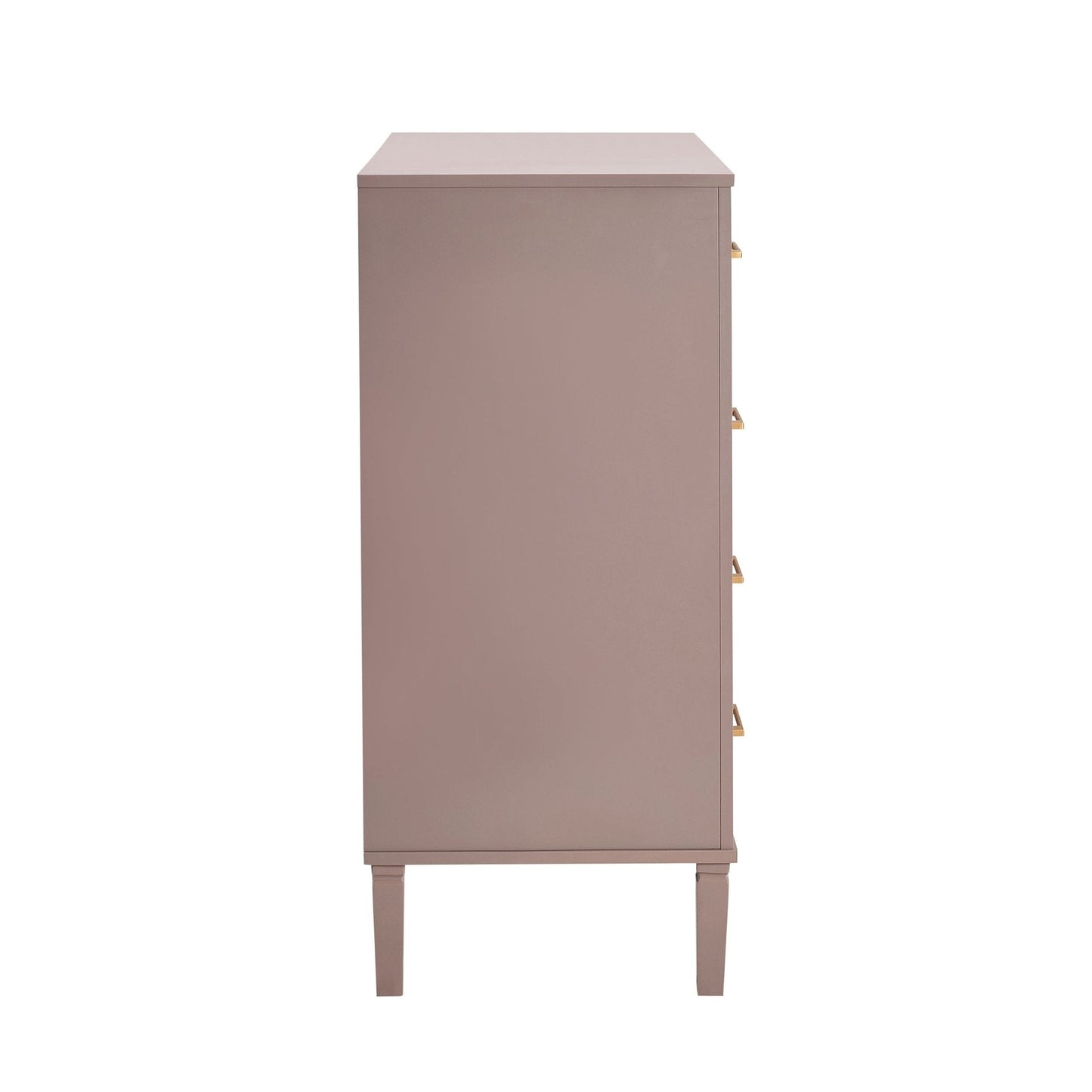 DUS-CC2-01630 Grade-B Dusk Sienna 5 Drawer Chest - Dusty Mauve RRP £219