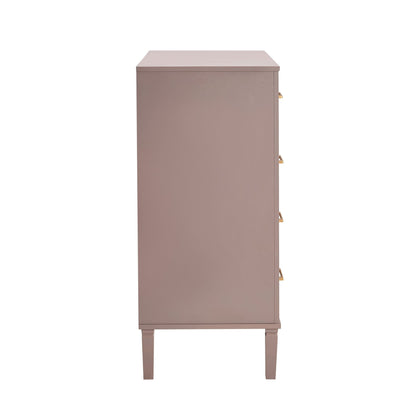 DUS-CC2-01630 Grade-B Dusk Sienna 5 Drawer Chest - Dusty Mauve RRP £219