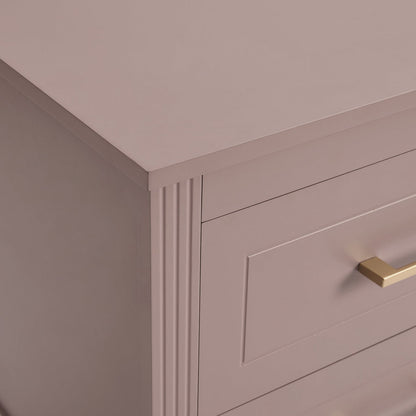 DUS-CC2-04312 Grade-B Dusk Sienna 5 Drawer Chest - Dusty Mauve RRP £219.00