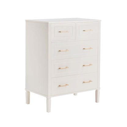 DUS-GOL-06115 Grade-B Dusk Sienna 5 Drawer Chest - Natural RRP £219