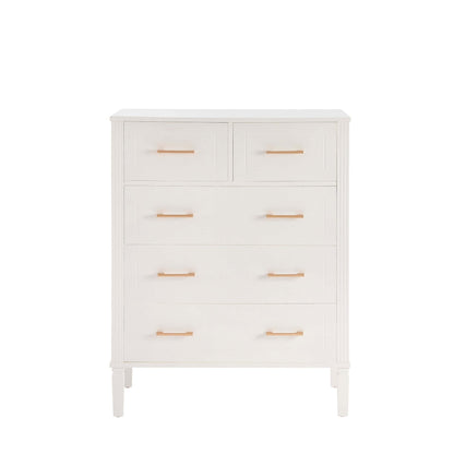 DUS-GOL-06115 Grade-B Dusk Sienna 5 Drawer Chest - Natural RRP £219