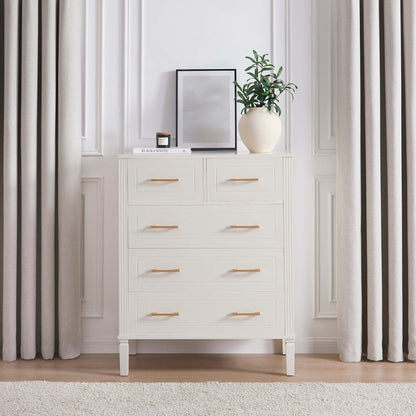 DUS-CC2-03894 Grade-B Dusk Sienna 5 Drawer Chest - Natural RRP £219.00