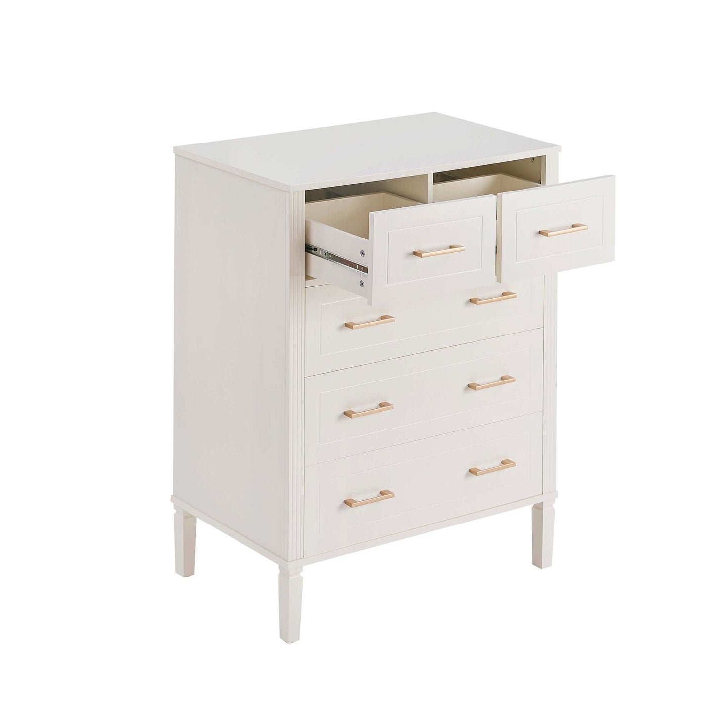 DUS-GOL-06644 Grade-B Dusk Sienna 5 Drawer Chest - Natural RRP £219