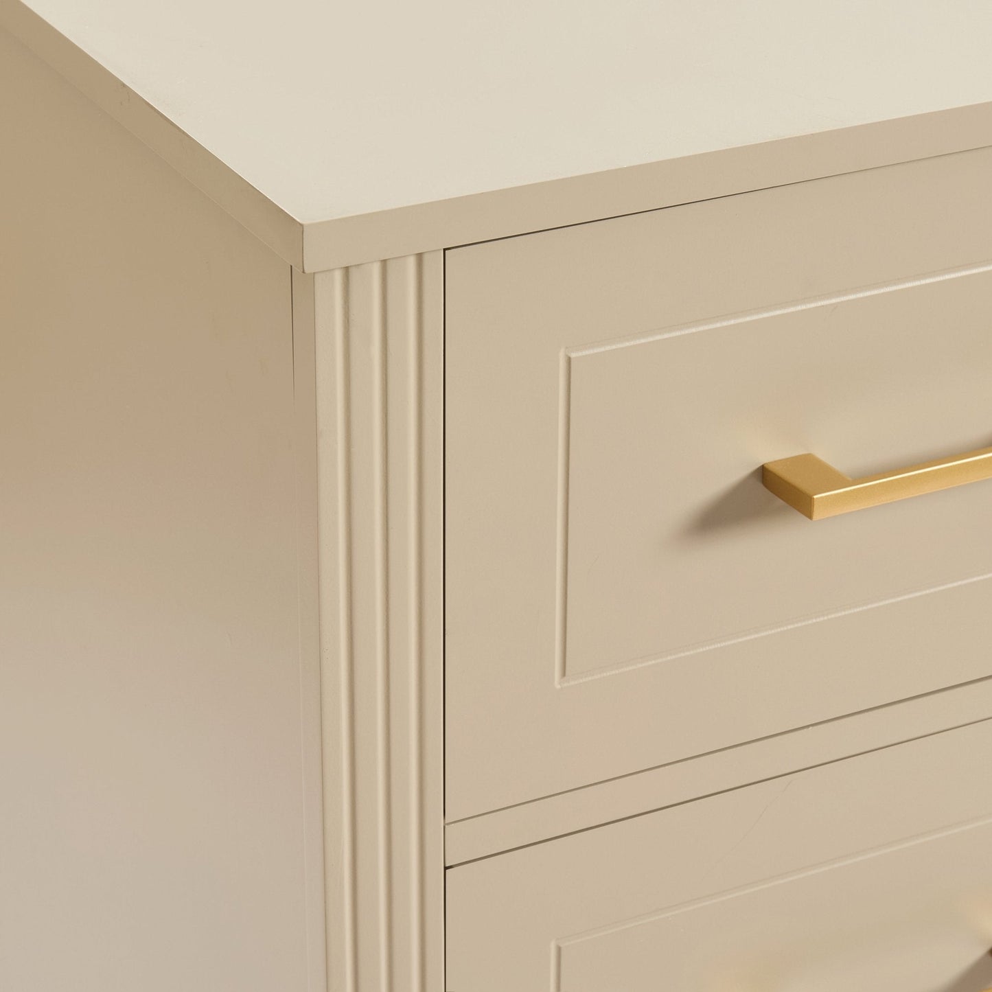 DUS-CC2-04832 Grade-B Dusk Sienna 5 Drawer Chest - Taupe RRP £219.00