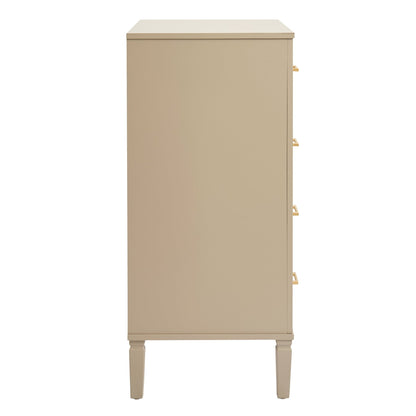 DUS-CC2-04832 Grade-B Dusk Sienna 5 Drawer Chest - Taupe RRP £219.00