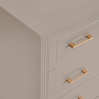 DUS-GOL-00769 Grade-B Dusk Sienna 5 Drawer Chest - Taupe RRP £219