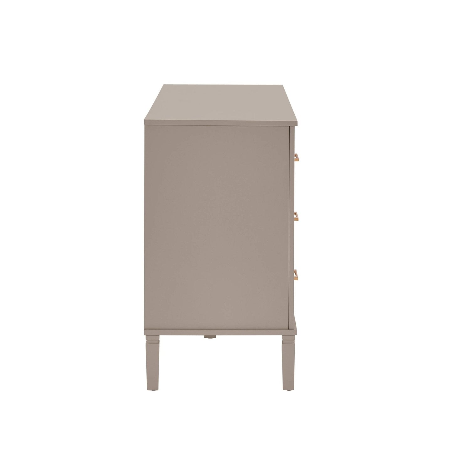 DUS-CC2-04736 Grade-B Dusk Sienna 6 Drawer Chest - Taupe RRP £259.00