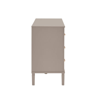 DUS-CC2-04736 Grade-B Dusk Sienna 6 Drawer Chest - Taupe RRP £259.00