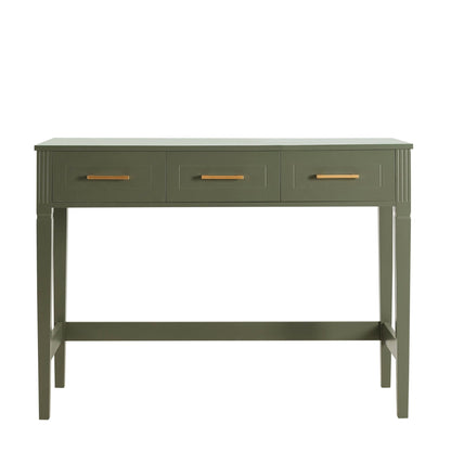 DUS-QCF-02193 Grade-B Dusk Sienna Dressing Table Console - Vetiver RRP £149.00