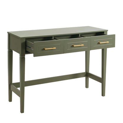 DUS-CC2-03646 Grade-B Dusk Sienna Dressing Table Console - Vetiver RRP £149.00