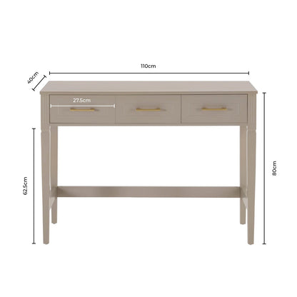 DUS-CC2-03646 Grade-B Dusk Sienna Dressing Table Console - Vetiver RRP £149.00