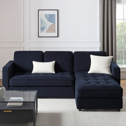 DUS-GOL-09405 Grade-BER Dusk Sloane Right Hand Chaise - Midnight RRP £674