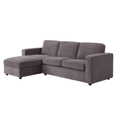 DUS-GOL-09102 Grade-BER Dusk Soho Left Hand Storage Chaise Sofa - Grey RRP £859