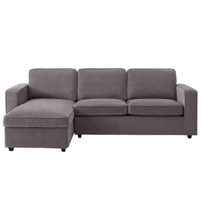 DUS-GOL-09102 Grade-BER Dusk Soho Left Hand Storage Chaise Sofa - Grey RRP £859