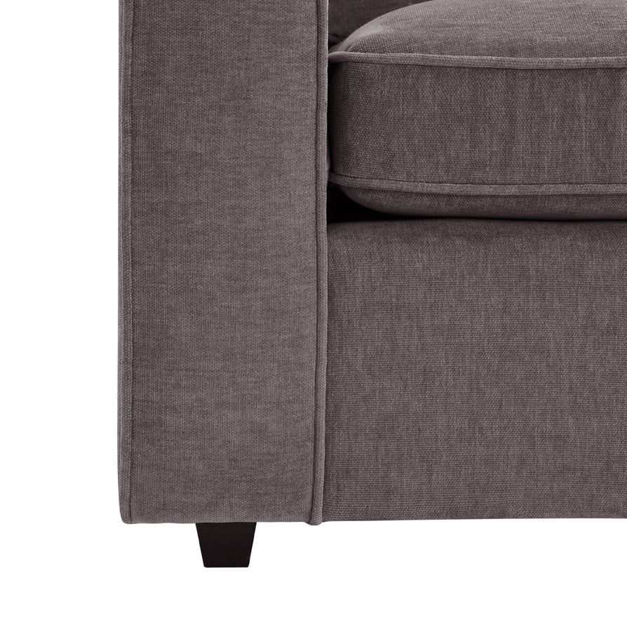 DUS-GOL-09102 Grade-BER Dusk Soho Left Hand Storage Chaise Sofa - Grey RRP £859