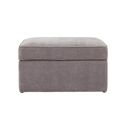 DUS-CC2-04797 Grade-B Dusk Soho Ottoman Storage Pouffe - Grey RRP £199.00