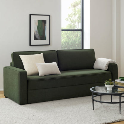 DUS-GOL-07147 Grade-BER Dusk Soho Sofa Bed - Dark Olive RRP £809