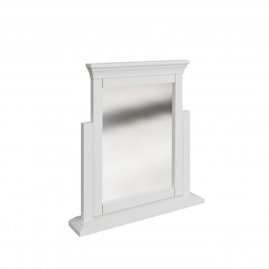 BFW-NEW-00374 NEW Big Furniture Warehouse Swanley White Dressing Table Trinket Mirror RRP £55