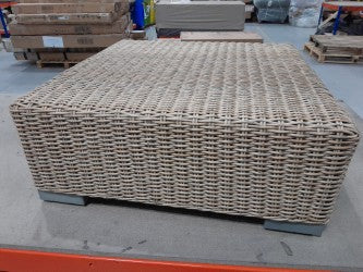 OKA-GOL-02310 Grade-C1 Luccombe Ottoman - Driftwood RRP £595