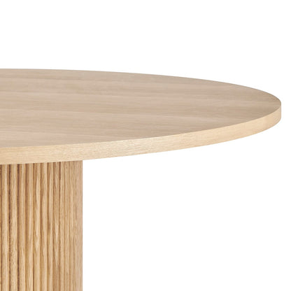 CCG-STO-00537 Grade-C1 Dusk Hattie Panel 4-6 Seater Dining Table - Natural RRP £329.00