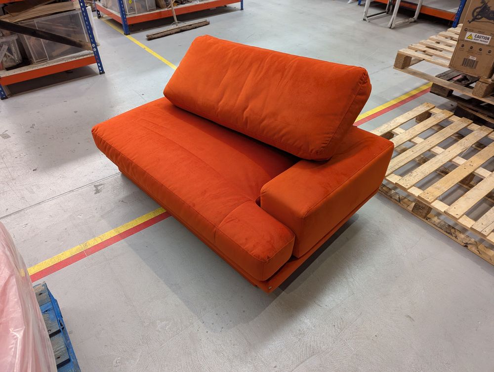 SWO-CC2-00815 Grade-BER Swoon Swoon Trenton Left Hand Corner Sofa in Burnt Orange RRP £2899.00