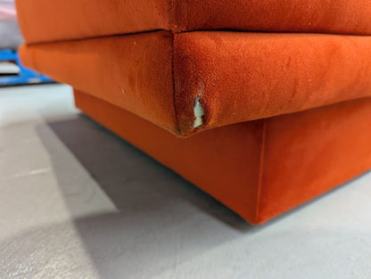 SWO-CC2-00815 Grade-BER Swoon Swoon Trenton Left Hand Corner Sofa in Burnt Orange RRP £2899.00