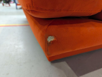 SWO-CC2-00815 Grade-BER Swoon Swoon Trenton Left Hand Corner Sofa in Burnt Orange RRP £2899.00