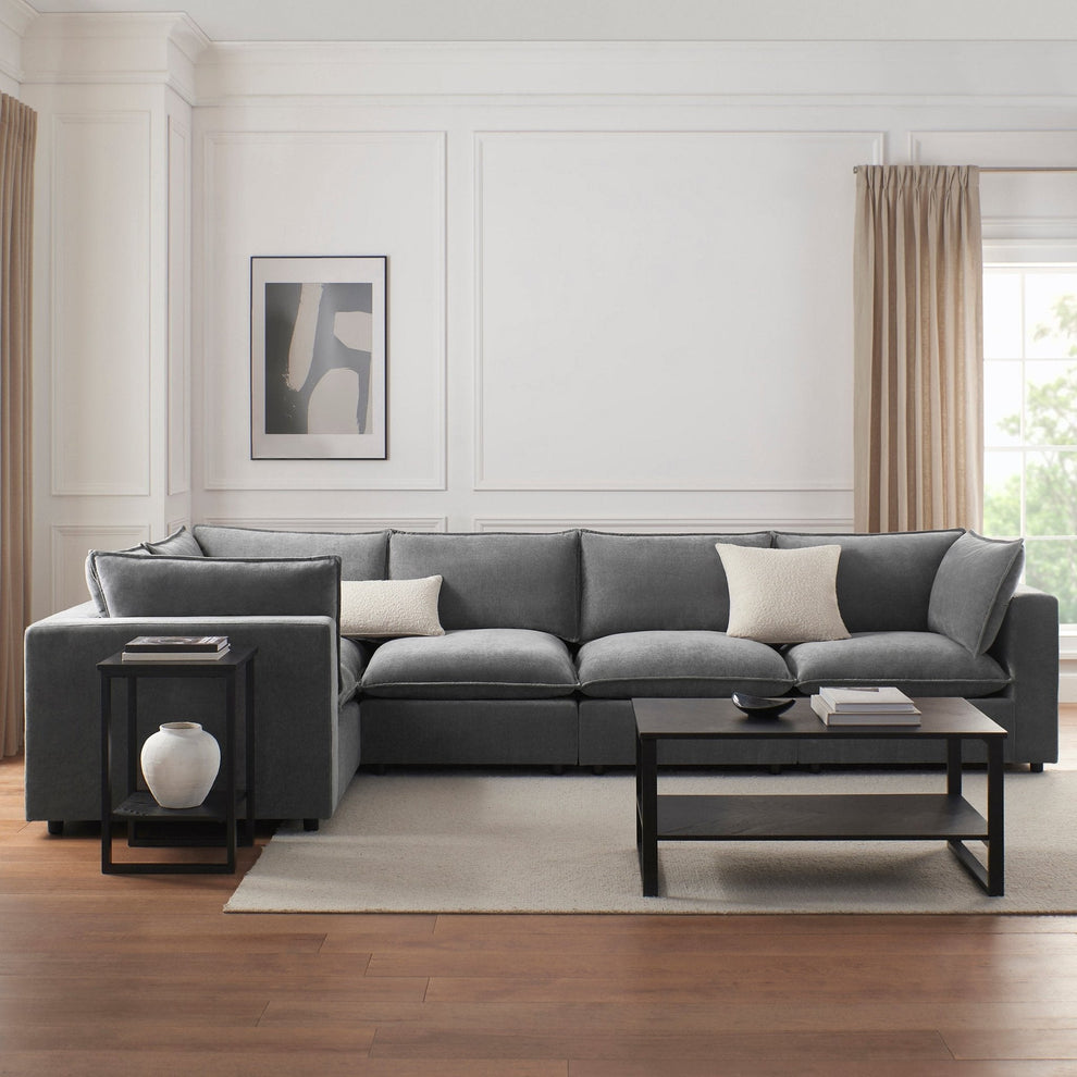 CCG-STO-00722 Grade-DOA Dusk Boston Large Left Hand L-Shape Sofa- Grey £2,239.00 RRP £2239.00