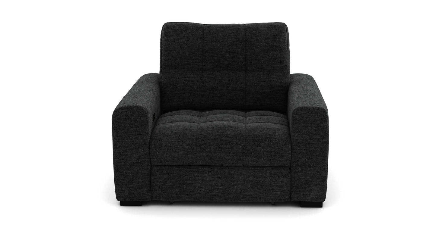 DFS-HO2-05443 Grade-BER DFS Una Power Slider Chair in Black RRP £1149