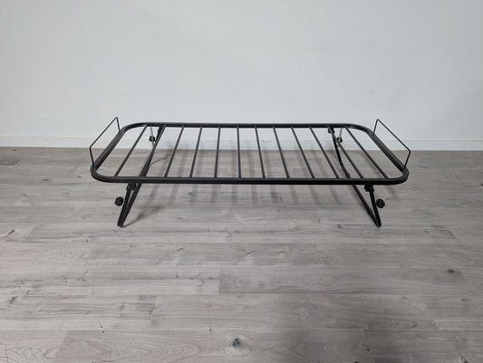 DRE-BED-00118 Grade-B Dreams Oliver Guest Bed Matt Black RRP £225.00