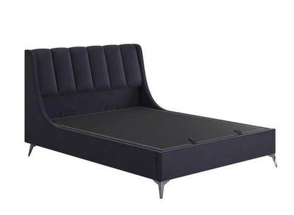 DRE-BED-00014 Grade-BER Dreams Enzo Double Ottoman Bed Navy RRP £1199.00