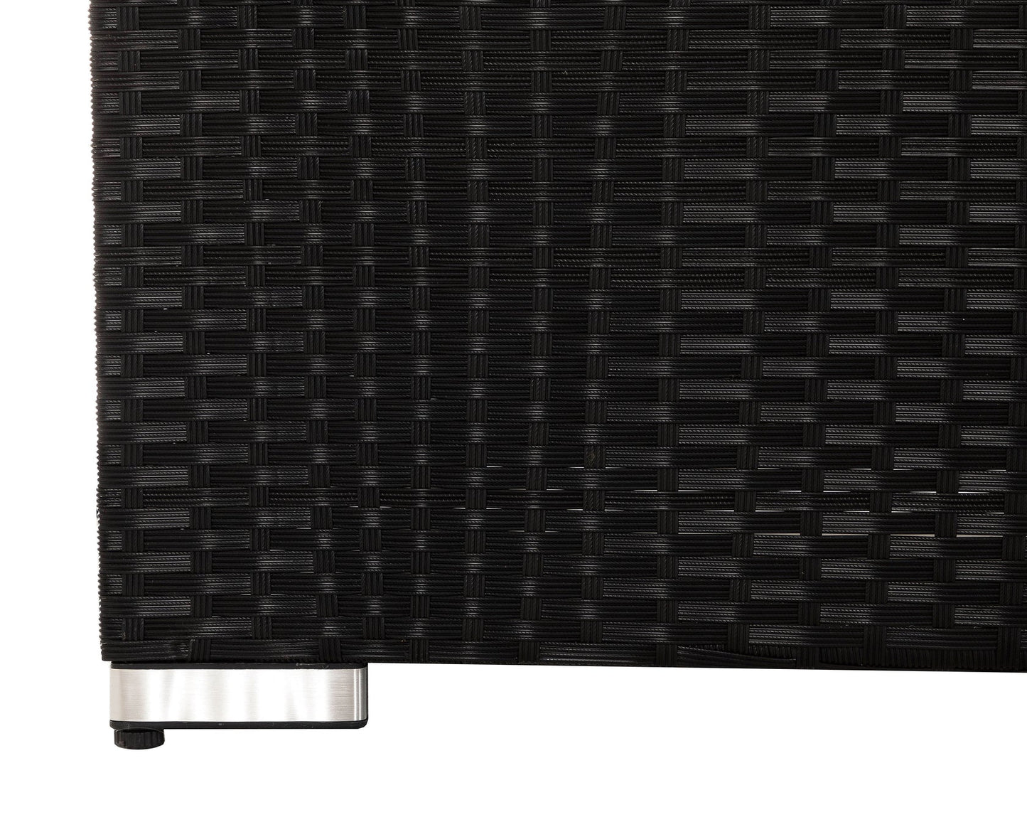 Grade-A Rattan Direct Ascot Black & Vanilla Outdoor Garden Armchair RRP £249