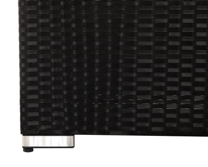 Grade-A Rattan Direct Ascot Black & Vanilla Outdoor Garden Armchair RRP £249