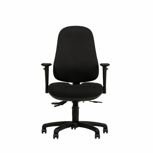 POS-CC2-00245 Grade-B Posturite Adapt 532 HB, Medium Seat, Coccyx Cut Out, Retractable Armrests - Black RRP £766.20