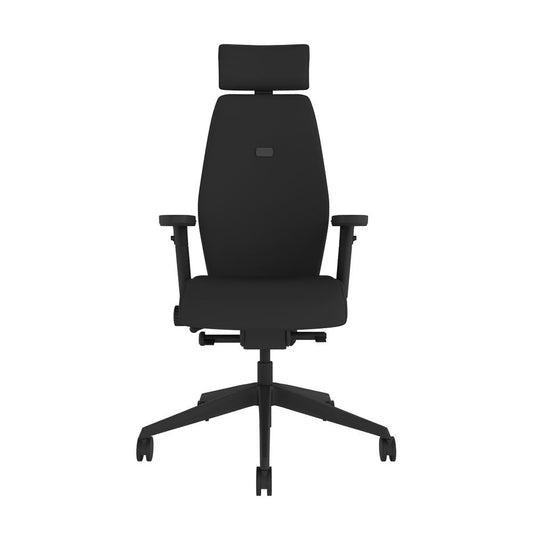 Grade-B Posturite Positiv Plus Black Ergonomic High Back Office Chair RRP £1468