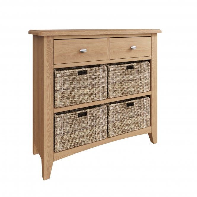 BFW-GOL-00915 Grade-B Big Furniture Warehouse Gabon 2+4 Drawer Sideboard RRP £265