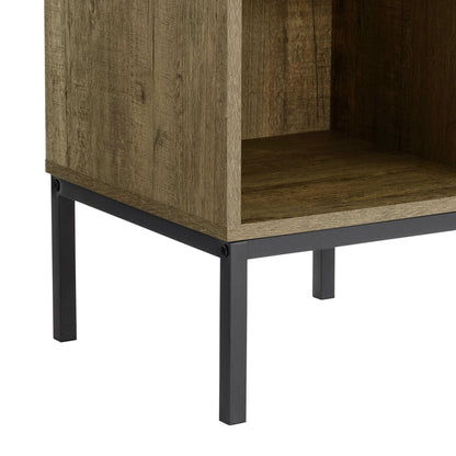 DUS-GOL-03384 Grade-B Dusk Willow 1 Drawer Nightstand - Mango Wood RRP £63