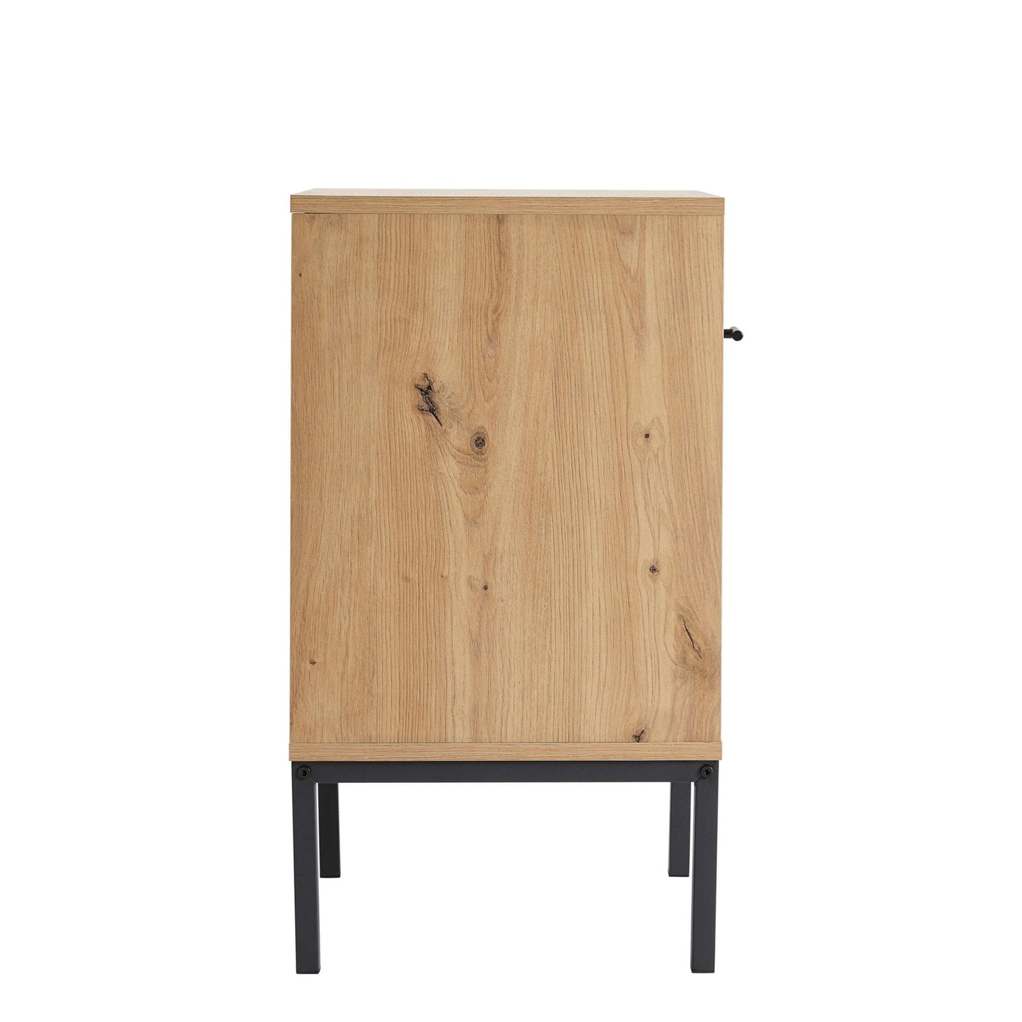 DUS-GOL-06542 Grade-B Dusk Willow 1 Drawer Nightstand - Oak Effect RRP £49