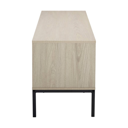 DUS-CC2-04319 Grade-B Dusk Willow 140cm TV Unit - Light Wood RRP £97.00