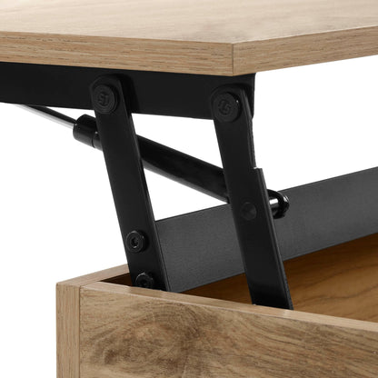 DUS-GOL-04023 Grade-B Dusk Willow Lift Up Coffee Table - Oak Effect RRP £104