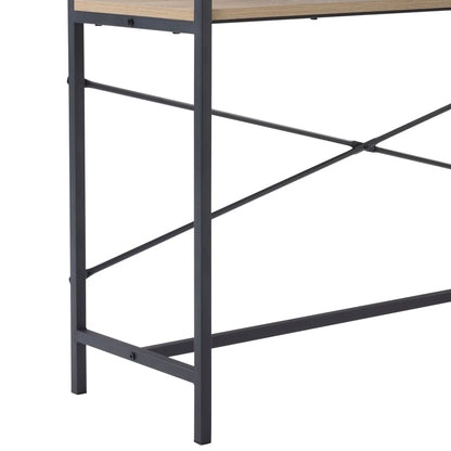 DUS-GOL-03827 Grade-B Dusk Willow Dressing Table Console - Oak Effect RRP £107