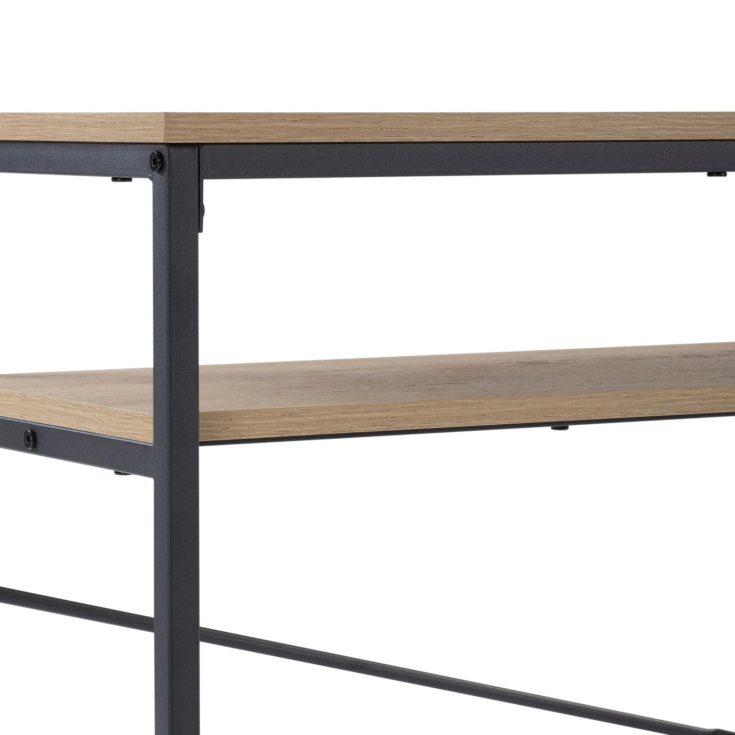 DUS-GOL-03827 Grade-B Dusk Willow Dressing Table Console - Oak Effect RRP £107