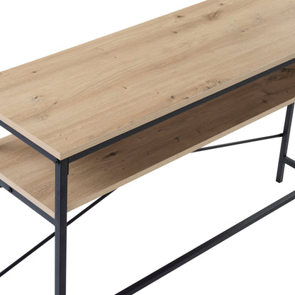 DUS-GOL-03827 Grade-B Dusk Willow Dressing Table Console - Oak Effect RRP £107